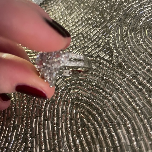 Swarovski crystal sterling silver ring - Picture 4 of 6